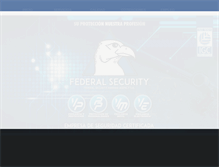 Tablet Screenshot of federalsecurityonline.com